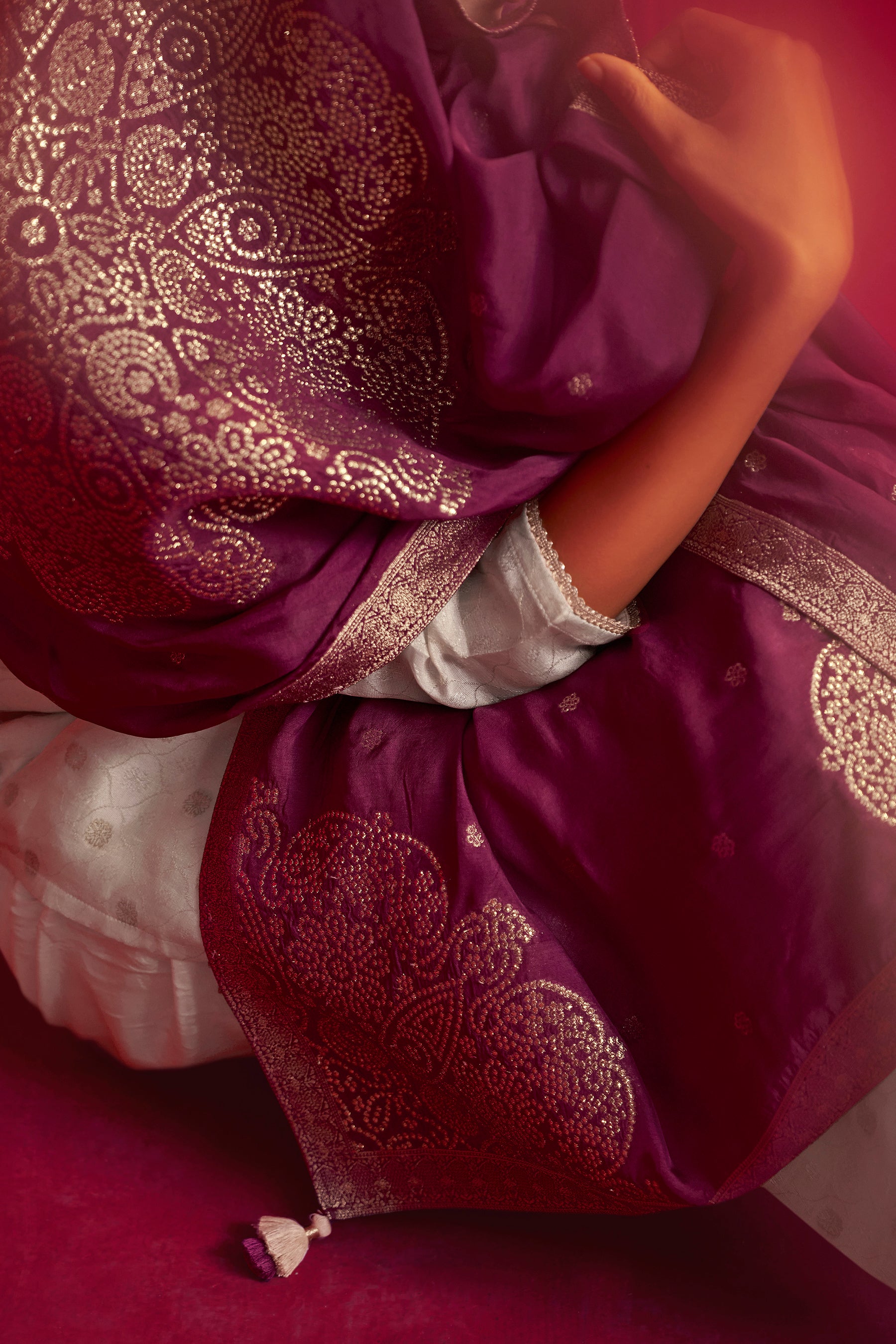 Tissue Organza Kurta Set