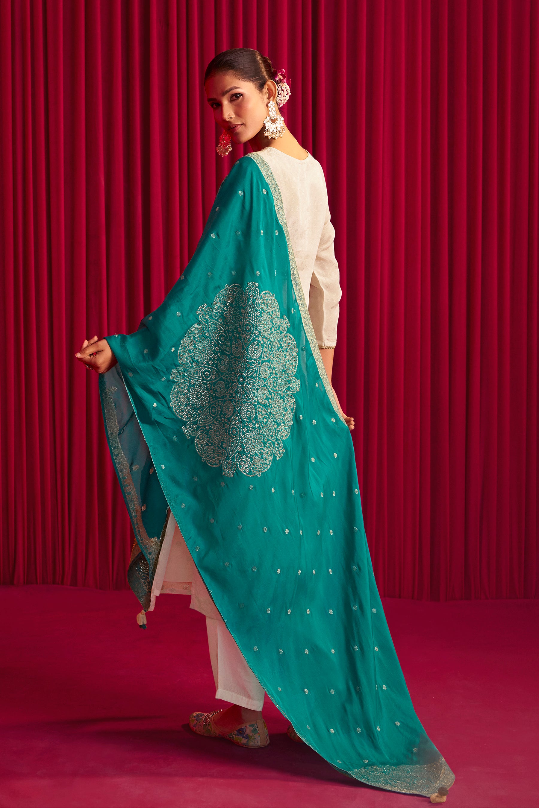 Handwork Tissue Organza Set