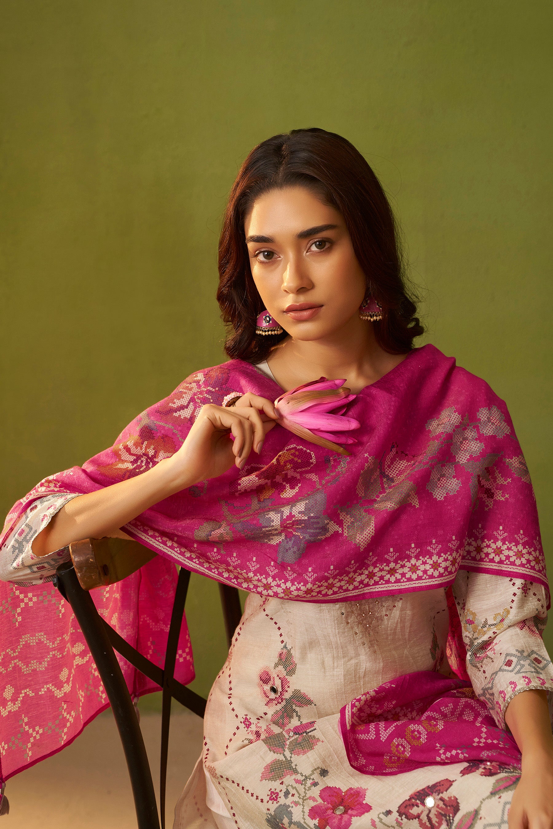 Linen Digital Print Set