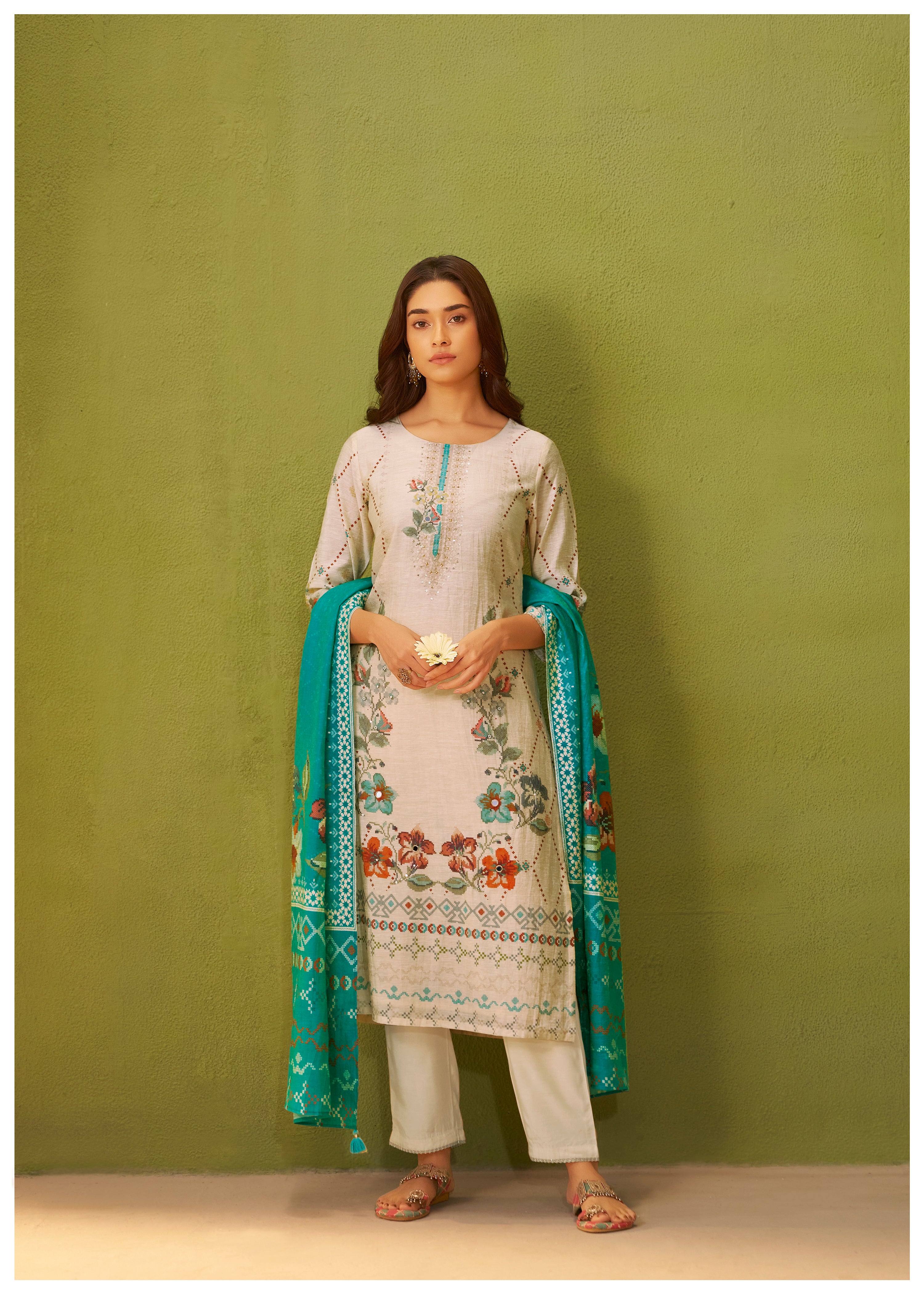 Shimmer Linen Digital Print Set