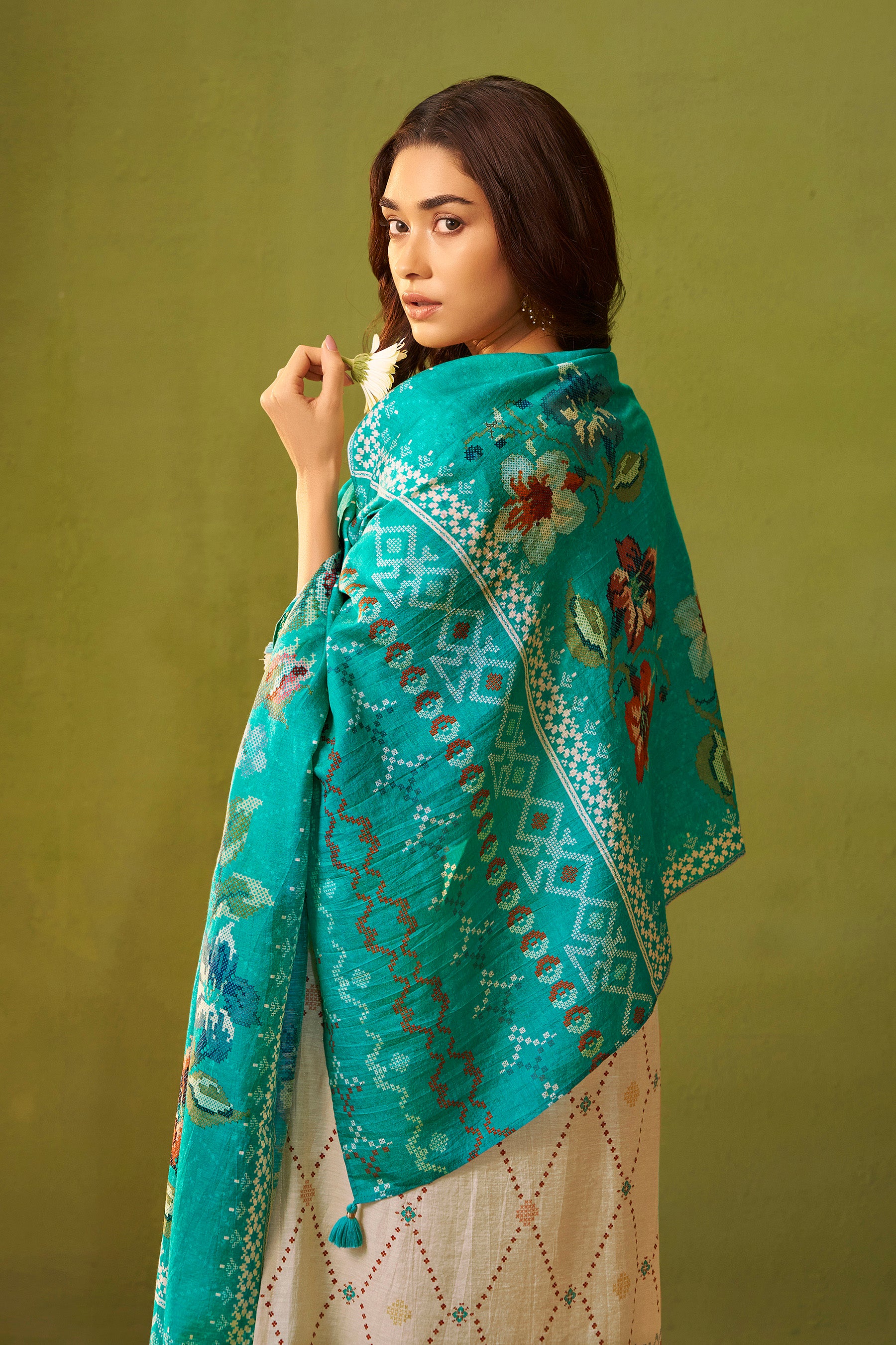 Shimmer Linen Digital Print Set