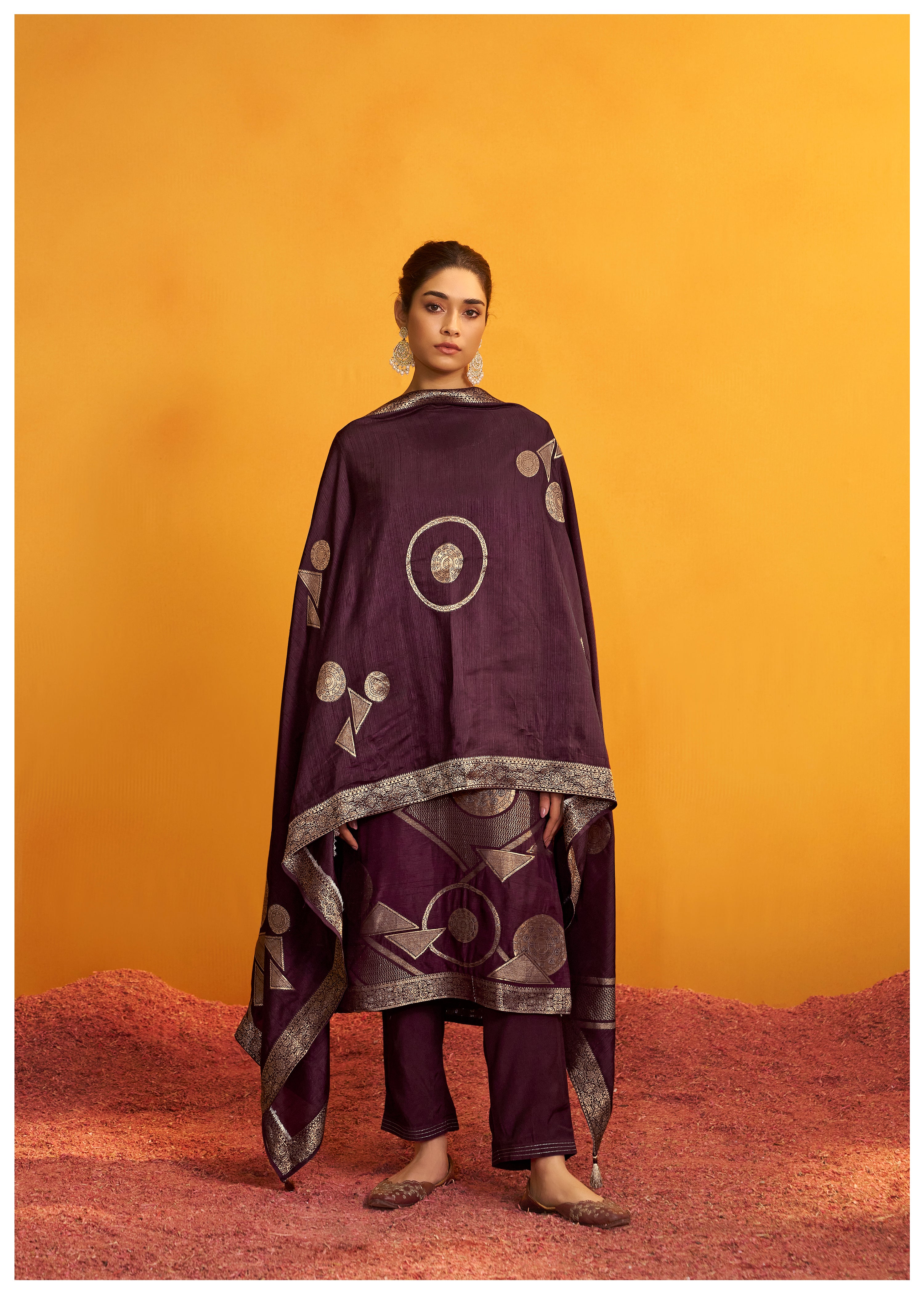 Yarn Dyed Viscose Kurta Set