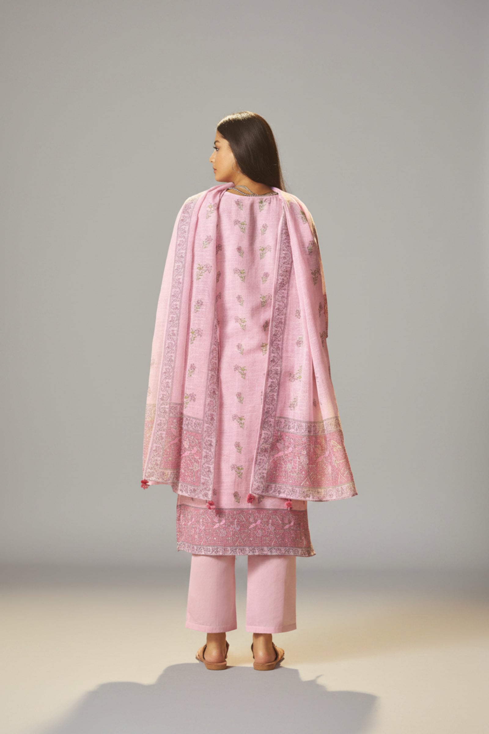 Blush Bloom Linen Cotton Digital Set