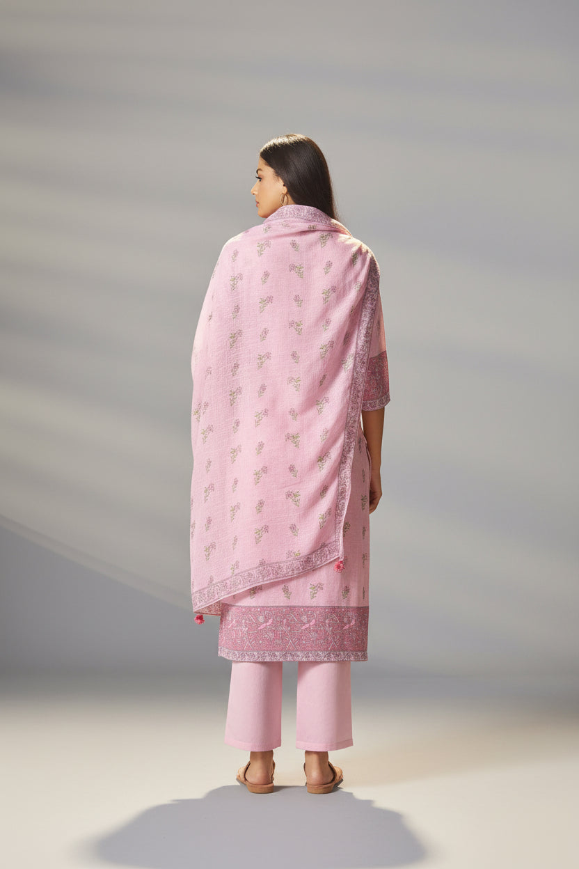 Blush Bloom Linen Cotton Digital Set