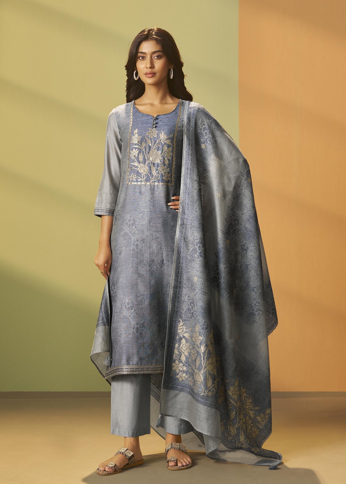 Chanderi Jacquard Set 3