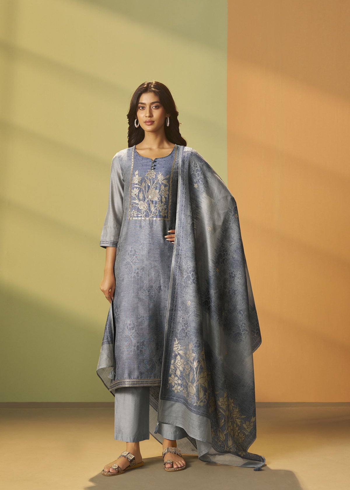 Chanderi Jacquard Set 3