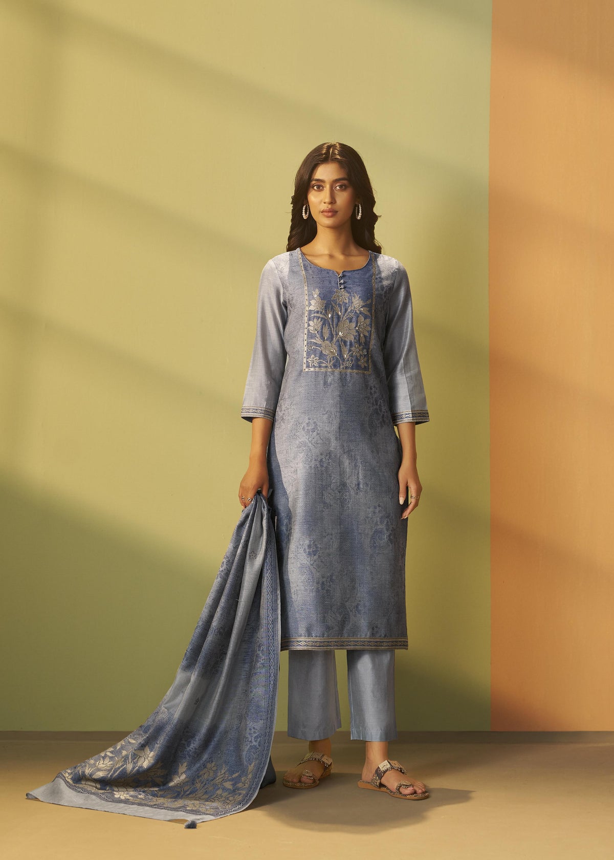 Chanderi Jacquard Set 3
