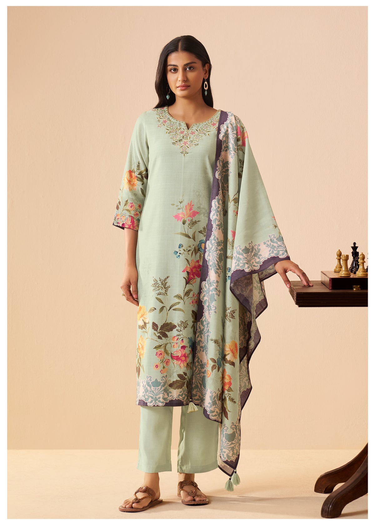 DIGITAL PRINT VISCOSE SET