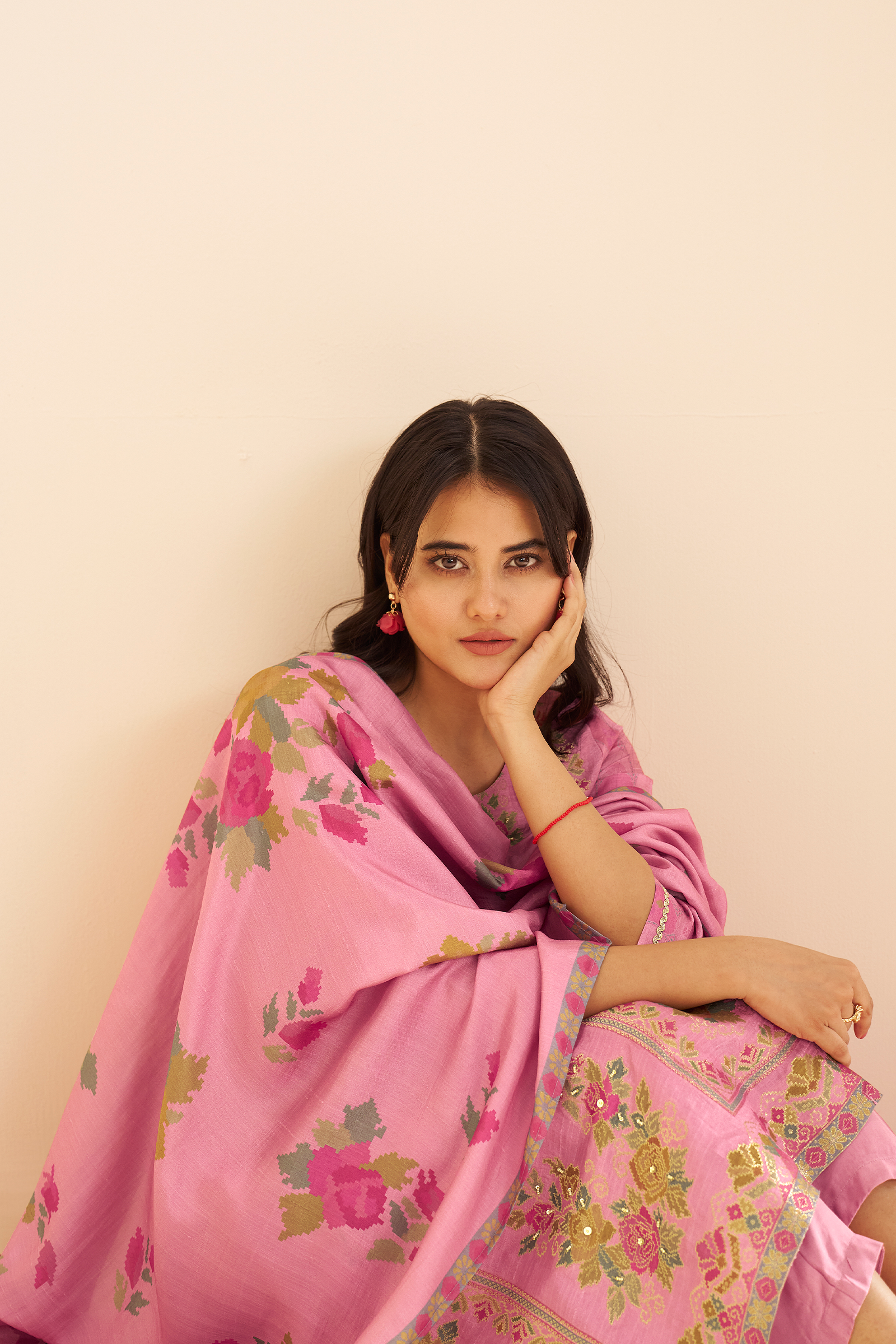Rose Reverie Printed Kurta Set