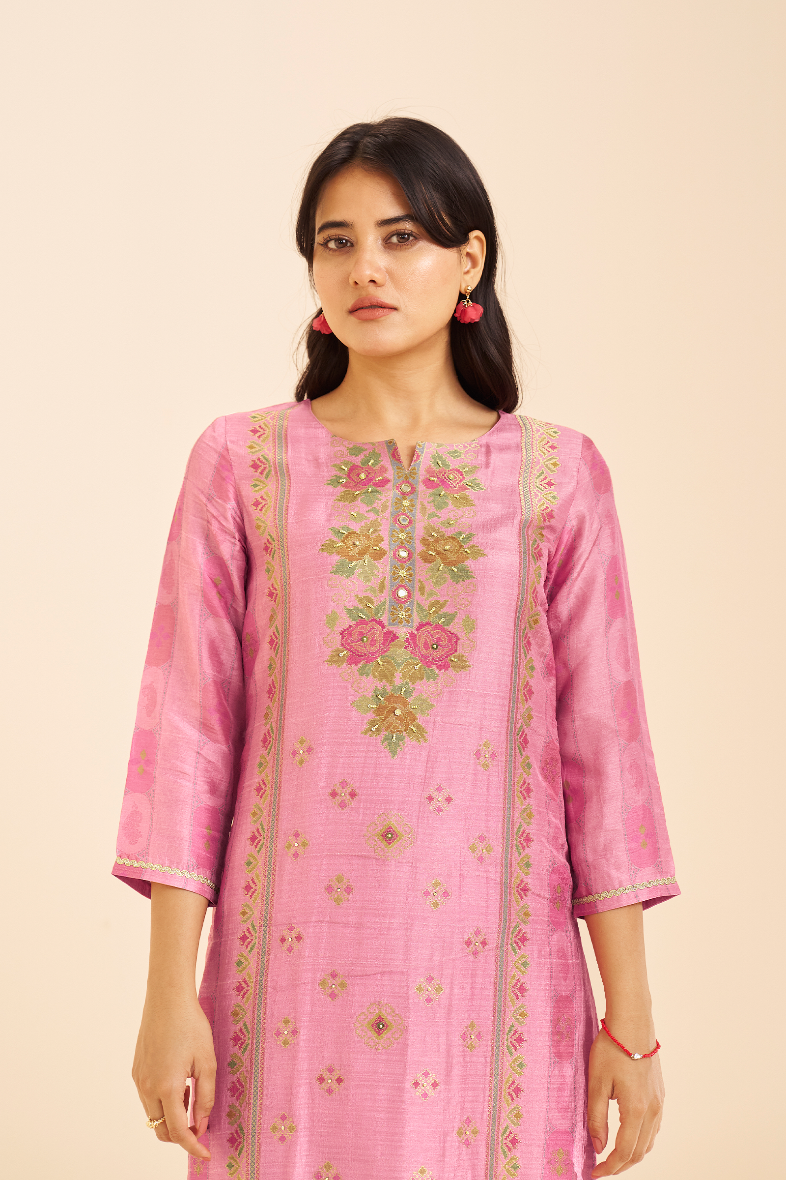 Rose Reverie Printed Kurta Set