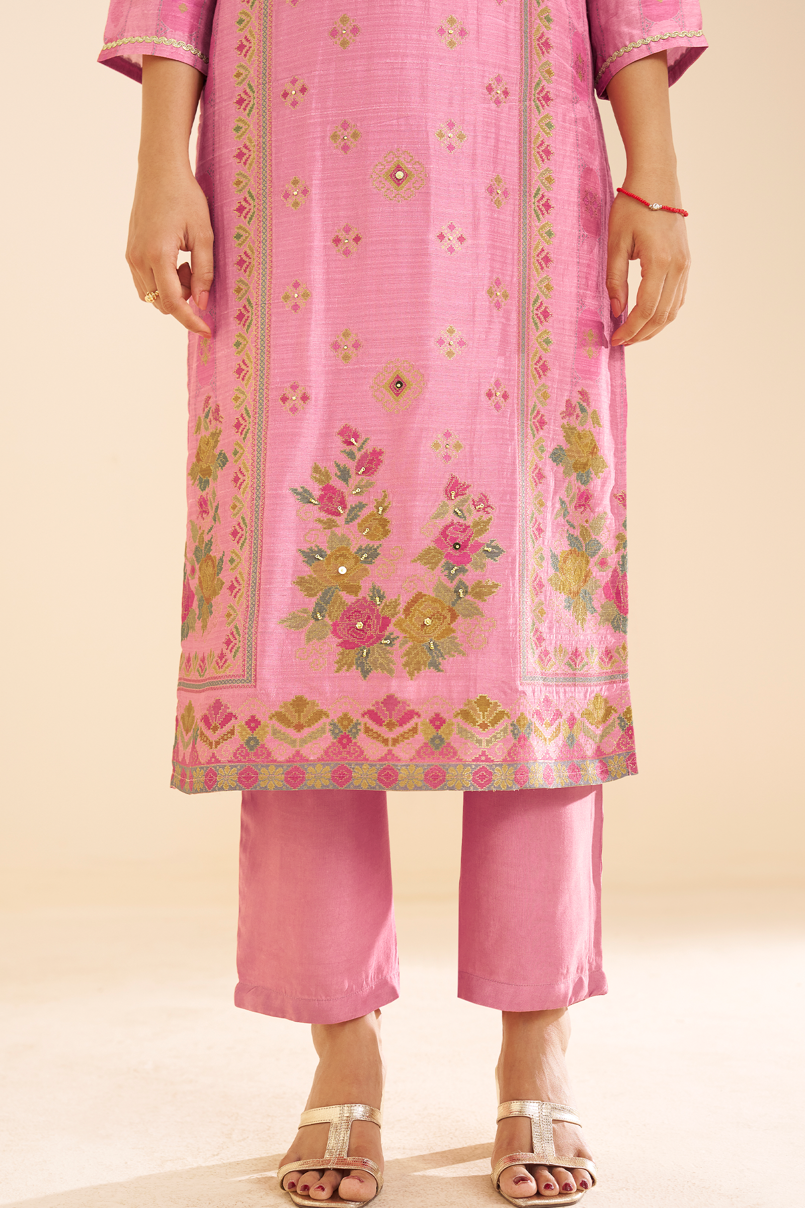 Rose Reverie Printed Kurta Set