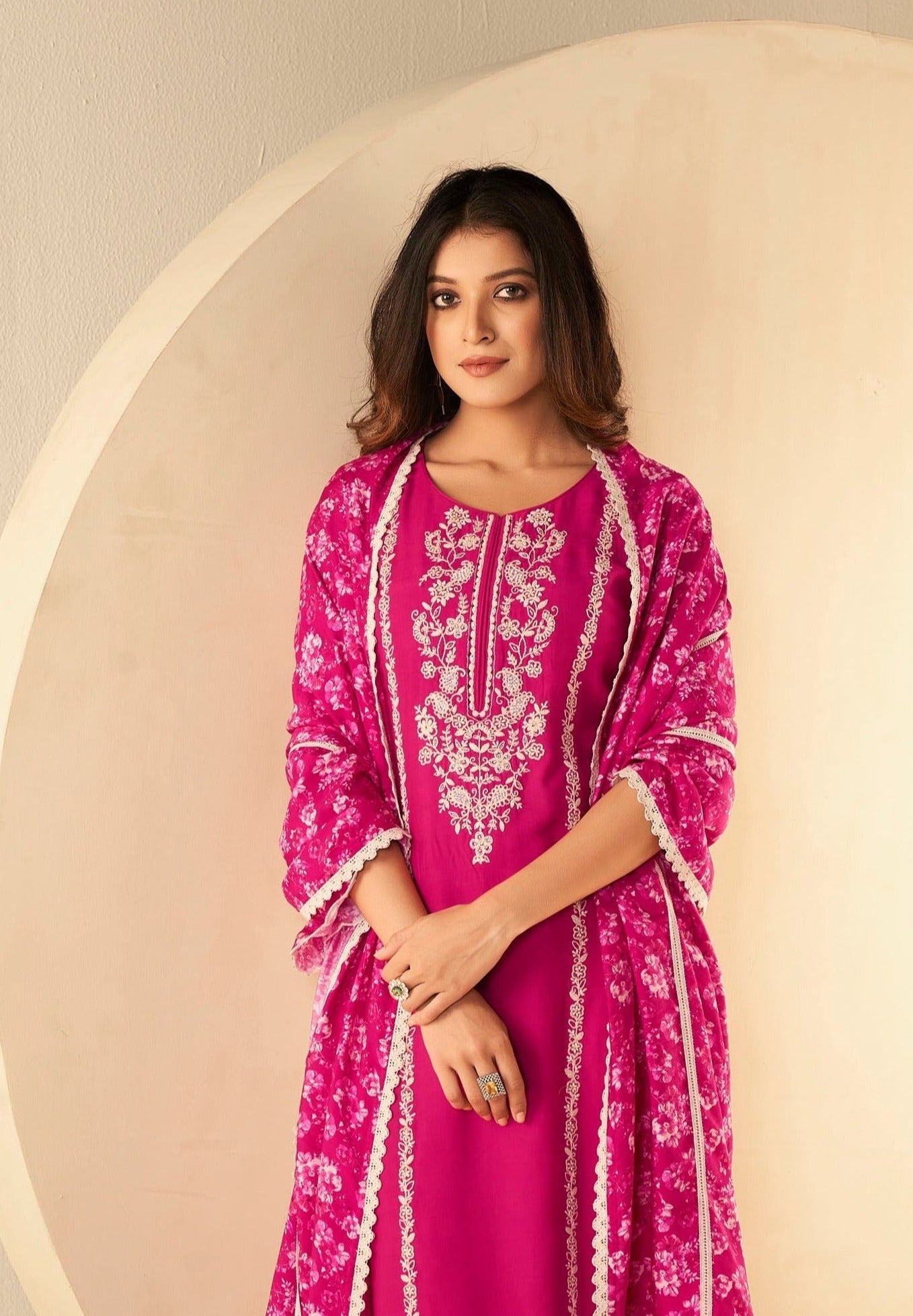 Regal Rani Silk Embroidery Kurta Set